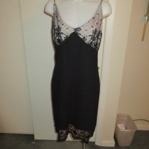 Vintage Black Cocktail Dress Trio New York Sz 6